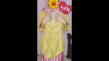 Ukhti Kebaya Pink Menggoda Habis Habisan